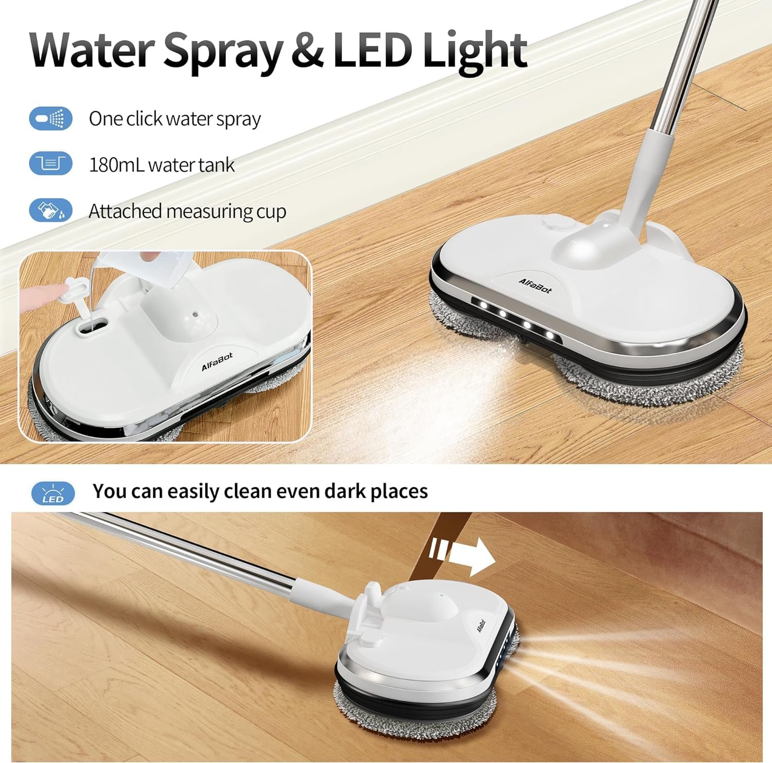 AlfaBot WS 24 Electric Spin Mop Review Vacuum Explorer